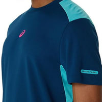 ASICS Padel Court SS Top Men T-Shirt Roundneck | Lightweight Breathable Sports Tee for Padel & Active Wear - Best Price online Prokicksports.com