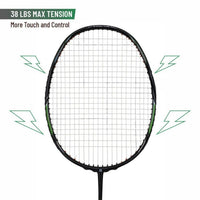 Apacs Honor Pro Unstrung Badminton Racquet (Grey, 4U G1, 84g) features head-heavy balance, 38lbs tension, and Compact Power Quad Voltaic frame for pro smashes. - Best Price online Prokicksports.com