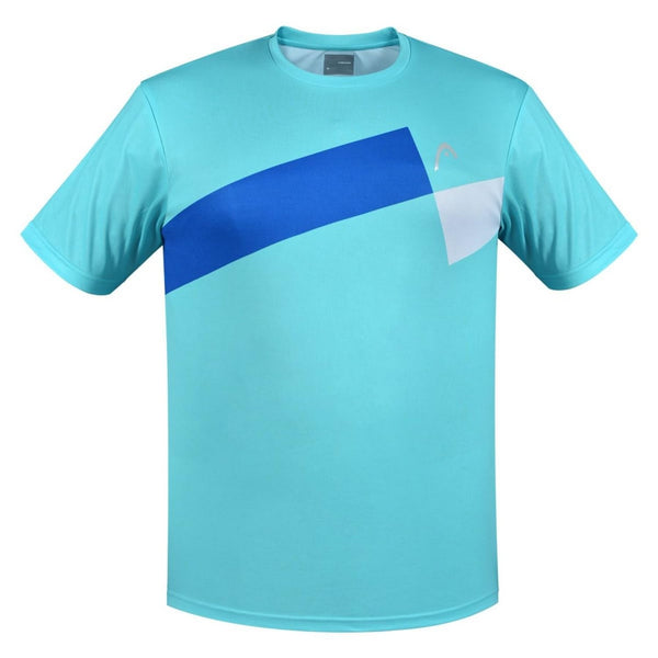 HEAD HCD Model Men's Round Neck T-Shirt – 100% Polyester | Moisture-Wicking, Regular Fit, Crew Neck