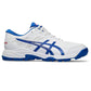 ASICS Gel-Peake 2 Cricket Shoes (Men) | Rubber Outsole | Breathable Mesh | Rearfoot GEL Cushioning | White/Atlantis Blue - Best Price online Prokicksports.com