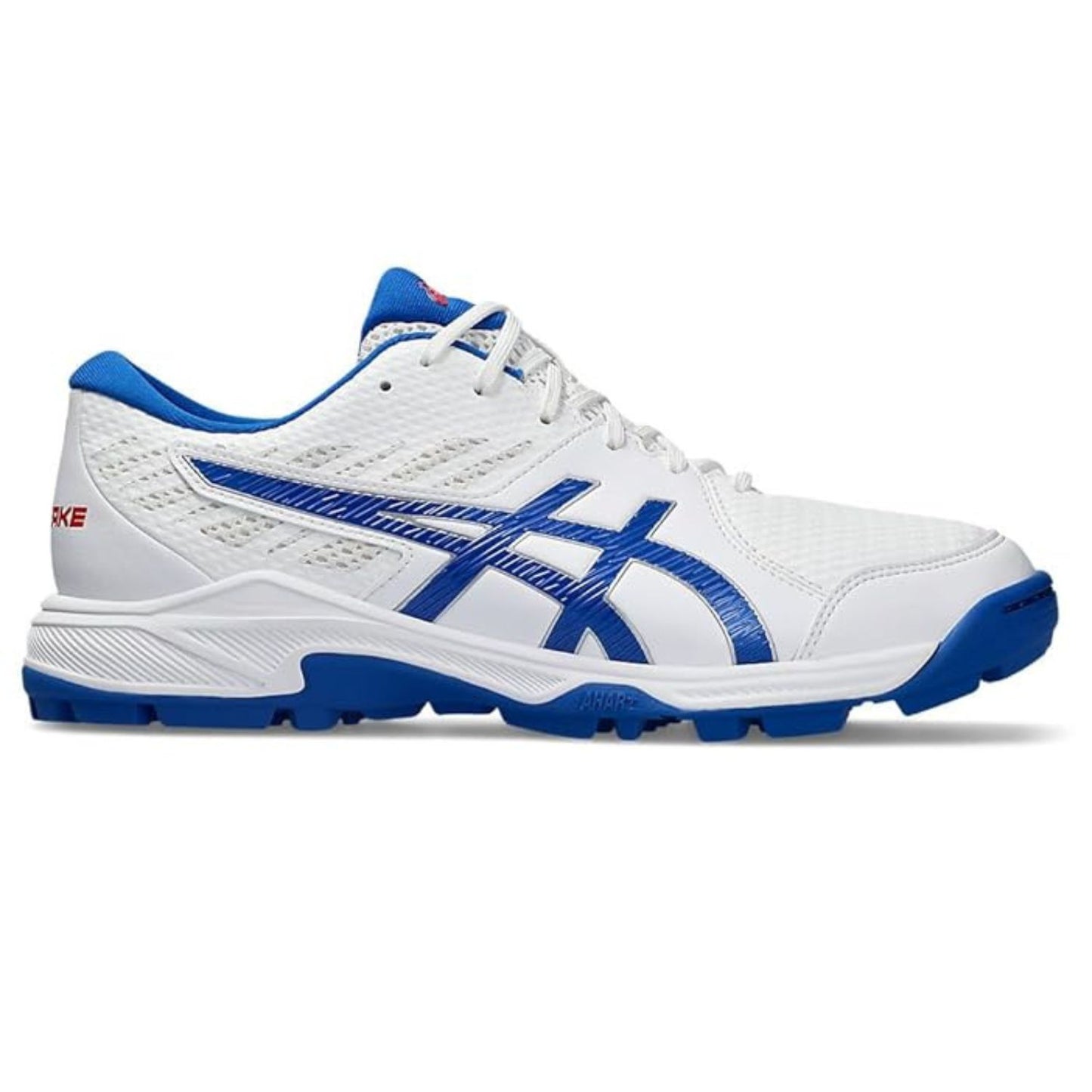 ASICS Gel-Peake 2 Cricket Shoes (Men) | Rubber Outsole | Breathable Mesh | Rearfoot GEL Cushioning | White/Atlantis Blue - Best Price online Prokicksports.com