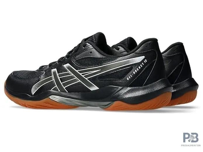 Asics Gel Rocket 12 Badminton Shoes – Launch Into Every Rally | GEL Cushioning, TRUSSTIC Anti-Twist Support & Outrigger Grip for Explosive Side-to-Side Moves