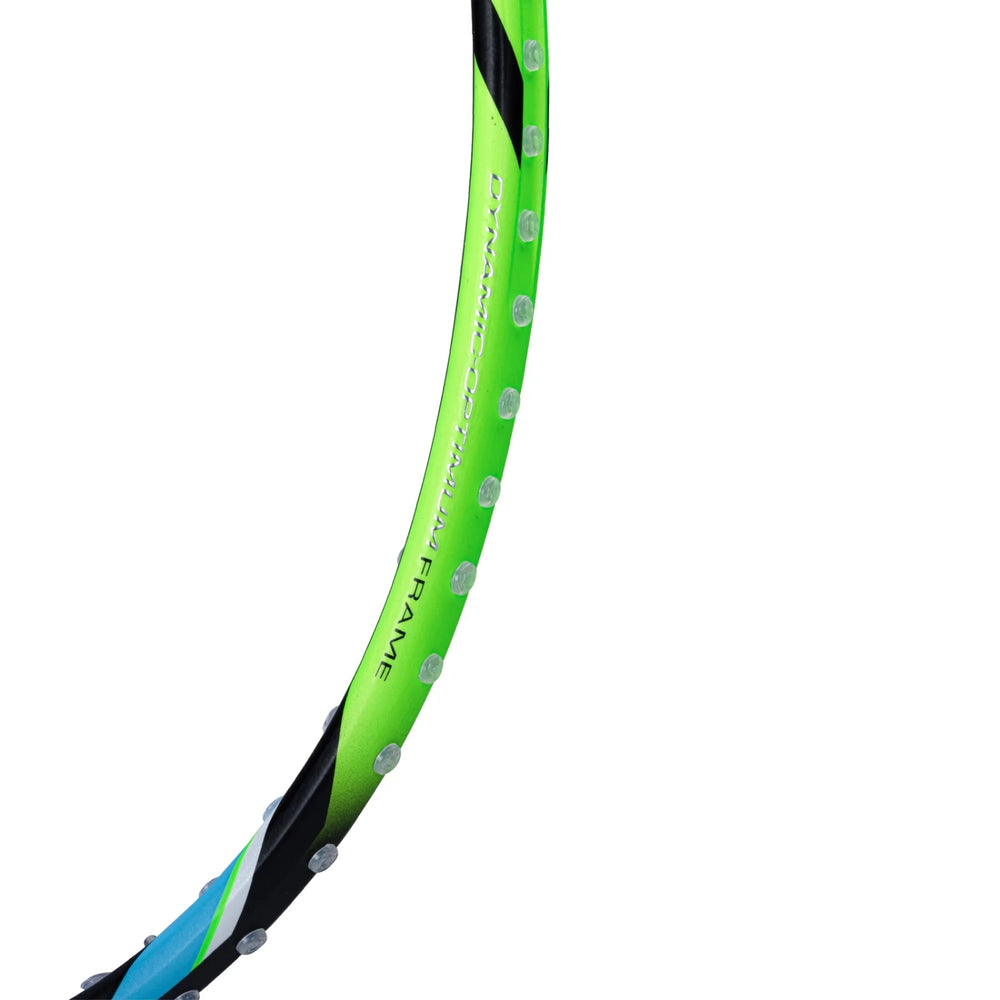 Li-Ning G-Force 8200 Extra Strong Strung Badminton Racquet (3U G6) | Head-Heavy Carbon Graphite Frame with Dynamic Optimum Frame & 35 lbs Tension (Black/Lime Green) - Best Price online Prokicksports.com