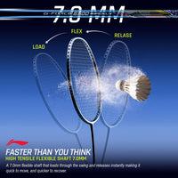 Li-Ning G-Force 6900 Superlite Unstrung Badminton Racquet, 5U G6 | Ultralite Carbon Technology | Fast Swing