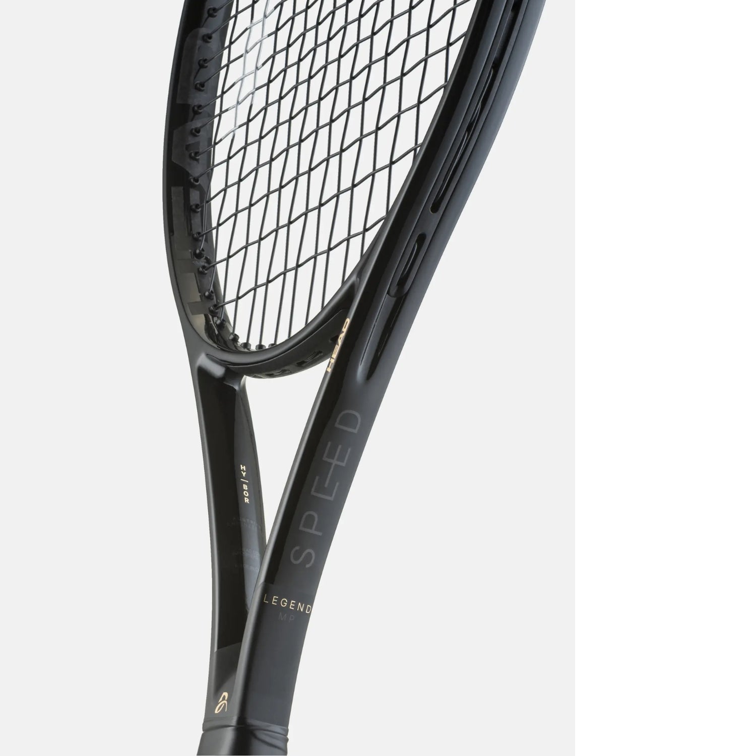 Head Speed MP Legend Unstrung Tennis Racquet – 300g (G3 4 3/8) | Graphite Frame with Auxetic Technology, 16x19 String Pattern & Premium Black Edition for Power & Control - Best Price online Prokicksports.com