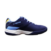 Victor A301-IN-B Badminton Shoes Medieval Blue | Lightweight Indoor Court Shoes with Enhanced Grip & Comfort | Training & Match Play - Best Price online Prokicksports.com