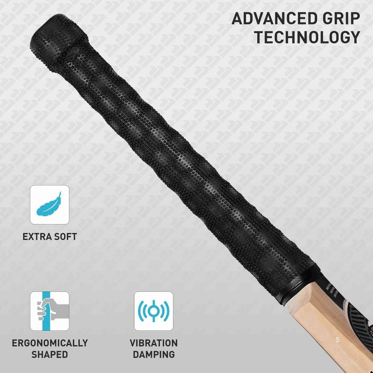 GM Maxi 303 English Willow Cricket Bat – SH (Short Handle), Lightweight Power Bat for Leather Ball Cricket - Best Price online Prokicksports.com