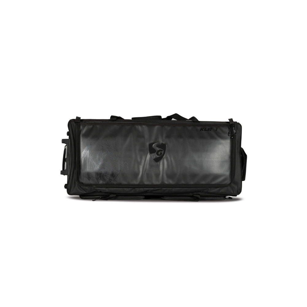 SG KLR Trunk Player Wheelie Cricket Kit Bag Large | Trolley Style Cricket Gear Bag with Wheels & Pull Handle | Heavy Duty Kit Bag – Black - Best Price online Prokicksports.com