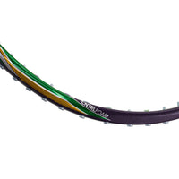 Hundred Hyfonic 7 Unstrung Badminton Racquet – Purple/Green (4U) | Precision Control with Dual Aerodynamic Frame & HyperWeave Carbon - Best Price online Prokicksports.com