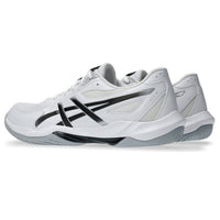ASICS Gel-Rocket 12 Men’s Indoor Court Badminton Shoes – White/Black, GEL™ Cushioning, Non-Mark Rubber, Breathable Mesh, Stability & Grip - Best Price online Prokicksports.com