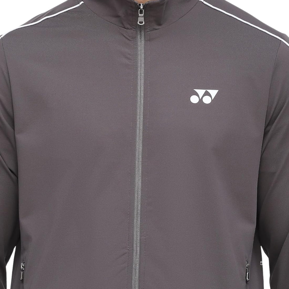 Yonex 3120 Men’s Track Suit, Forged Iron – 100% Polyester Knit Warm‑Up Jacket & Pants, Lightweight, Breathable Athletic Fit - Best Price online Prokicksports.com
