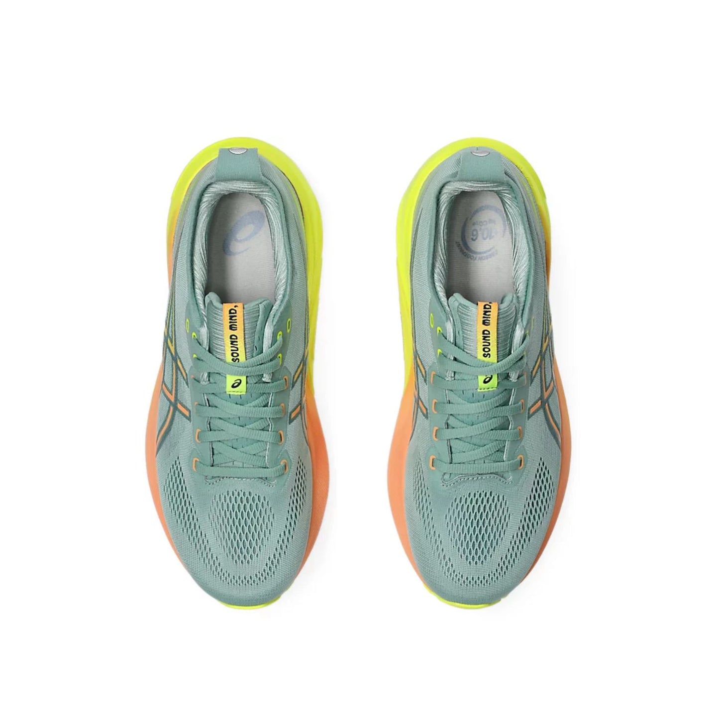 ASICS GEL-KAYANO 31 PARIS Running Shoes for Men – Light Celadon/Safety Yellow - Best Price online Prokicksports.com