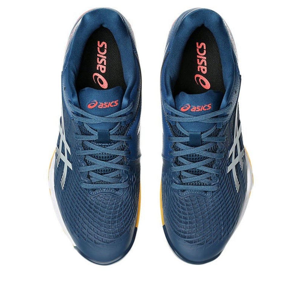 ASICS COURT CONTROL FF 3 Men’s Indoor Court Shoes – Professional Badminton, Tennis & Volleyball Shoes – Mako Blue / Piedmont Grey - Best Price online Prokicksports.com