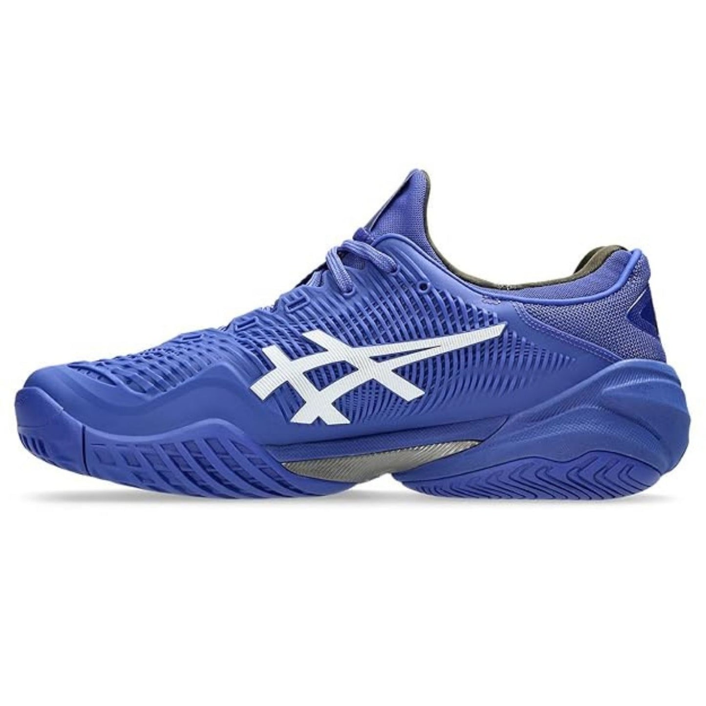 ASICS Court FF 3 Men’s Tennis Shoes – Tuna Blue/Pure Silver | Djokovic‑Inspired Zero‑Step Outsole & TWISTRUSS™ Support - Best Price online Prokicksports.com