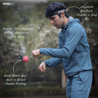 Invincible Boxing Reflex Ball | Improve Speed, Reflexes & Hand-Eye Coordination | Portable Boxing Training Tool - Best Price online Prokicksports.com