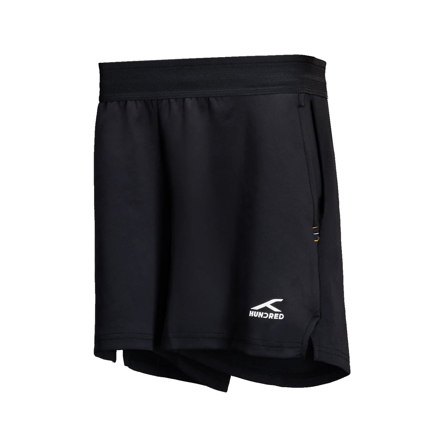 Hundred HBBS-5M274-1 Men’s Shorts, Black | Lightweight Polyester Fabric with Breathable Fit & Multi-Sport Comfort - Best Price online Prokicksports.com