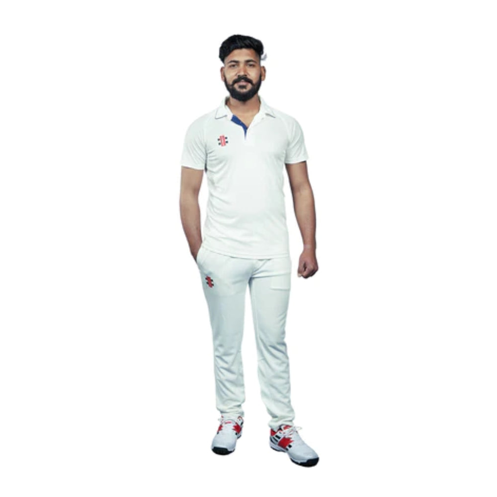 Gray Nicolls GN 10 Pro Performance Cricket Pants – Professional Match Trousers with Breathable Moisture-Wicking Fabric, Stretch Fit & Durable Construction, Off-White - Best Price online Prokicksports.com