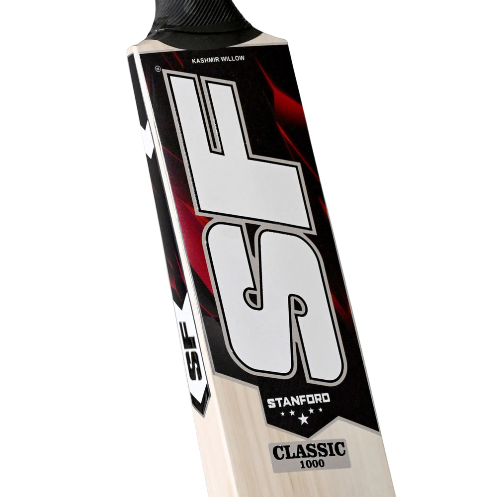 SF Classic 1000 Kashmir Willow Cricket Bat – Short Handle | Full Profile Blade with Massive Edges & Excellent Balance - Best Price online Prokicksports.com