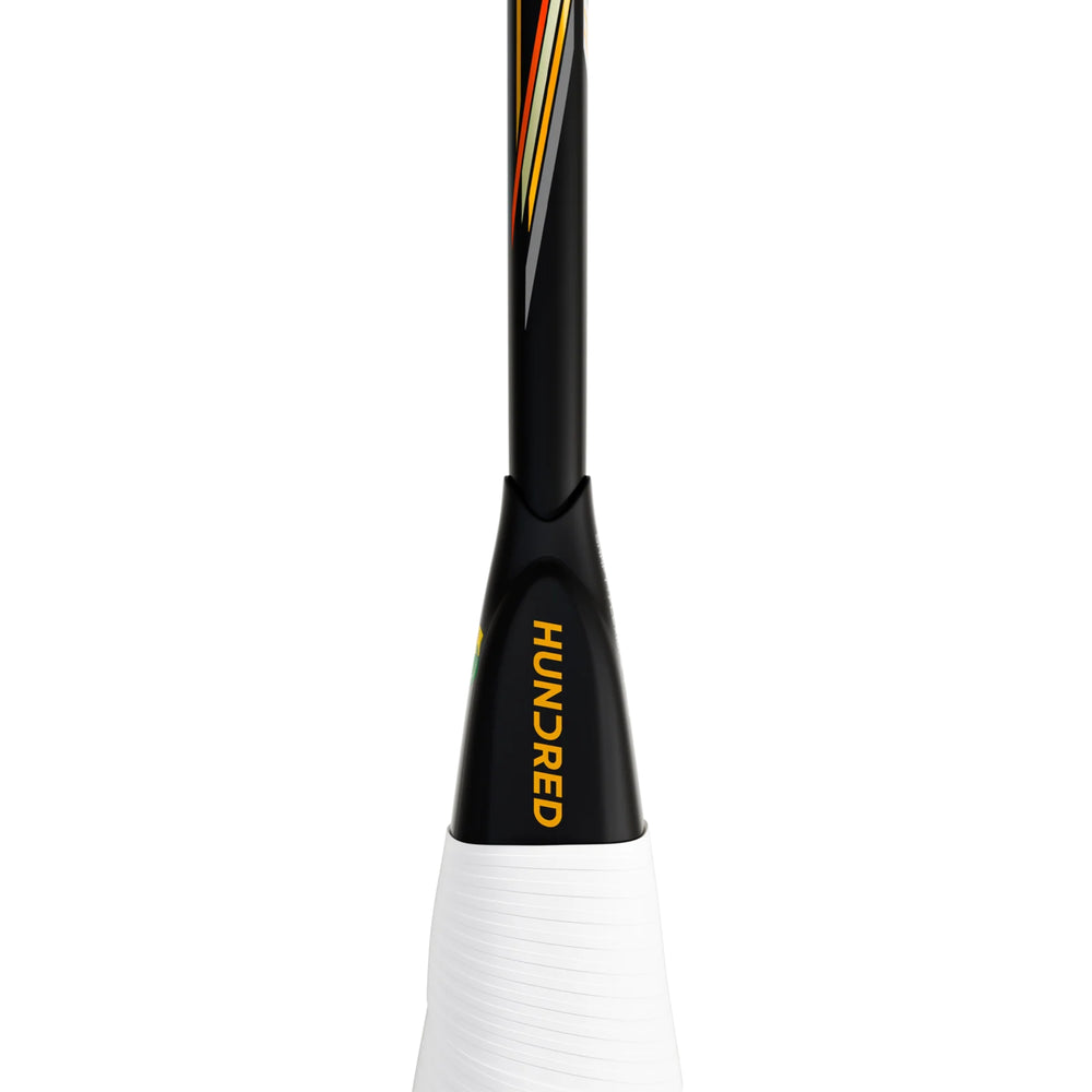 HUNDRED Nitrix Thunder Unstrung Badminton Racquet | Head-Heavy Power Frame with Superlight Carbon Fibre | Attack Series - Best Price online Prokicksports.com