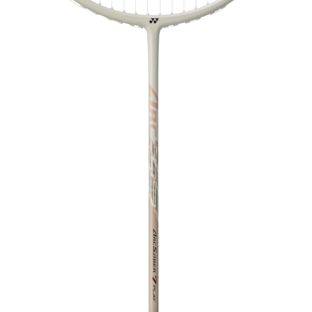 Yonex Arcsaber 7 Play Strung Badminton Racquet, Light Beige - 4U5 | Control-Focused Racquet with Even Balance, Flexible Shaft & Precision Shots - Best Price online Prokicksports.com