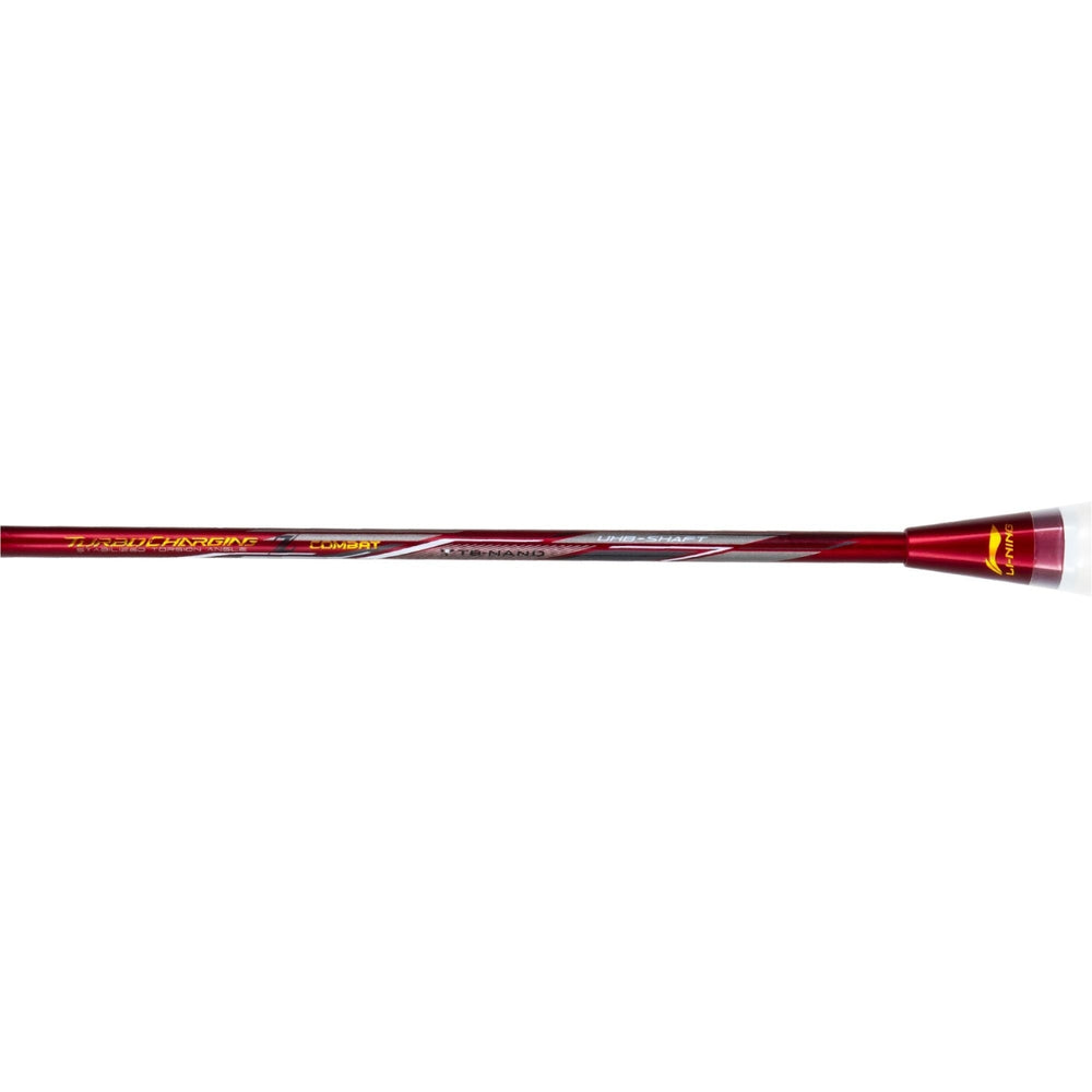 Li-Ning Turbo Charging Z Combat Strung Badminton Racquet - Red, High-Tension Graphite Racket, Aerodynamic Frame, Medium Flex, Lightweight Design for Speed, Power & Control - Best Price online Prokicksports.com