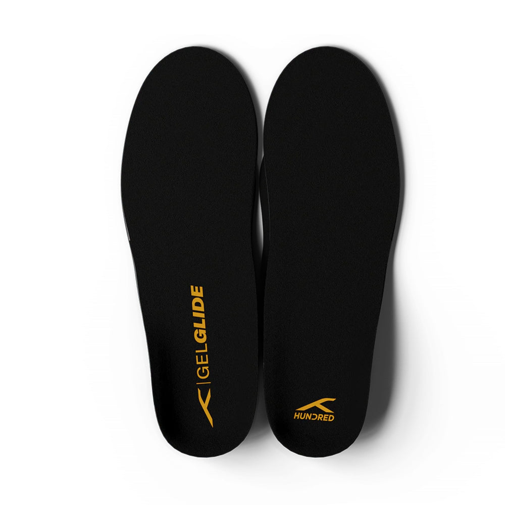 HUNDRED Gel Glide Insoles | Dual Gel Cushion Insole with Shock Absorption & Anti-Slip Comfort - Best Price online Prokicksports.com