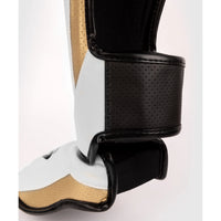 Venum Elite 2.0 Standup Shinguards, White/Gold - Best Price online Prokicksports.com