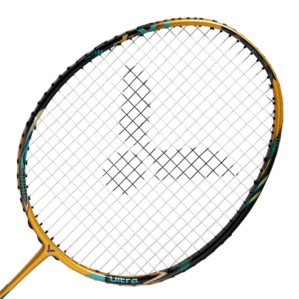 Victor FC Ultra-X Badminton Racquet Unstrung 5U G6 | Ultra Lightweight Speed Frame for Fast Control Play | Fortune Gold - Best Price online Prokicksports.com