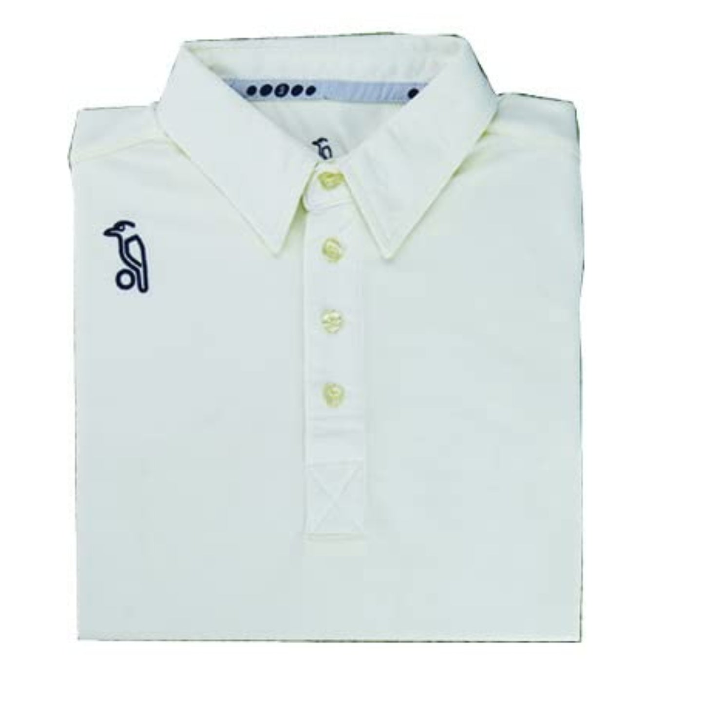 Kookaburra WT 2 Half Sleeve Cricket Shirt – White | Classic Match Whites with Stay-Dry Fabric & Mesh Ventilation - Best Price online Prokicksports.com