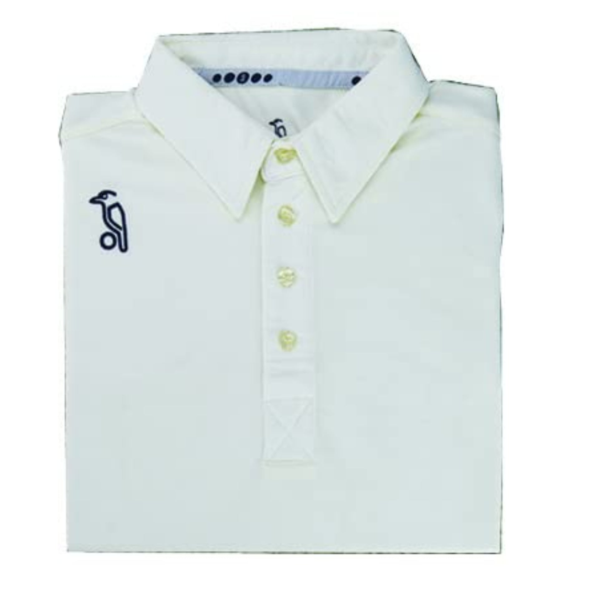 Kookaburra WT 2 Half Sleeve Cricket Shirt – White | Classic Match Whites with Stay-Dry Fabric & Mesh Ventilation - Best Price online Prokicksports.com