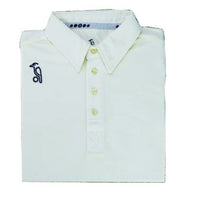 Kookaburra WT 2 Half Sleeve Cricket Shirt – White | Classic Match Whites with Stay-Dry Fabric & Mesh Ventilation - Best Price online Prokicksports.com