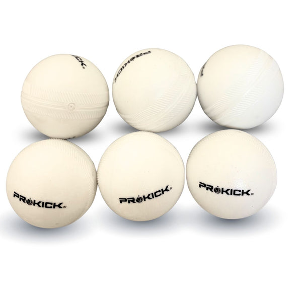 Prokick Plastic Heavy Cricket Balls (85g) – Pack of 6 | Durable Hard Plastic Training Balls for Practice & Gully Cricket