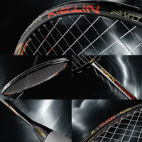 Hundred Nitrix Thunder Strung Badminton Racquet | Superlight Carbon Fibre Power Frame with Curve² Technology | Attack Series - Best Price online Prokicksports.com