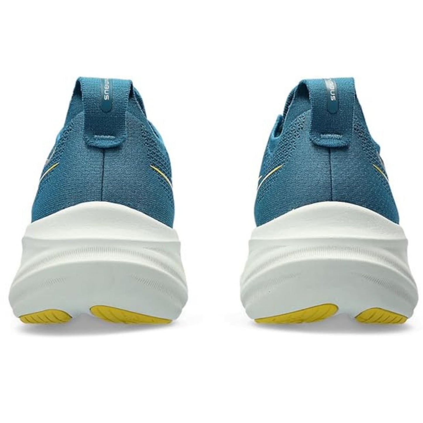 ASICS GEL-NIMBUS 26 Running Shoes for Men | Maximum Cushioning | PureGEL Technology | French Blue/Electric Lime | Plush Comfort for Long Runs - Best Price online Prokicksports.com