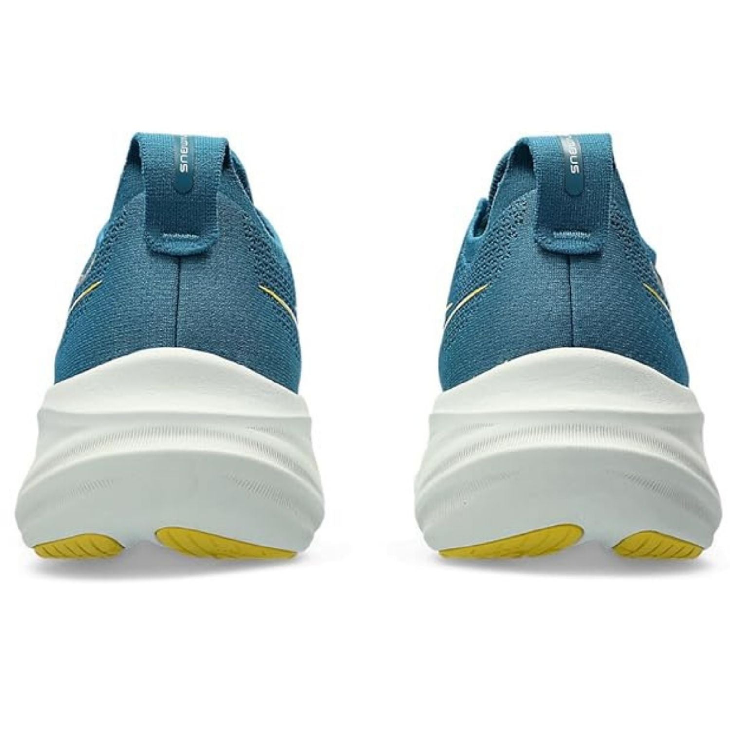 ASICS GEL-NIMBUS 26 Running Shoes for Men | Maximum Cushioning | PureGEL Technology | French Blue/Electric Lime | Plush Comfort for Long Runs - Best Price online Prokicksports.com