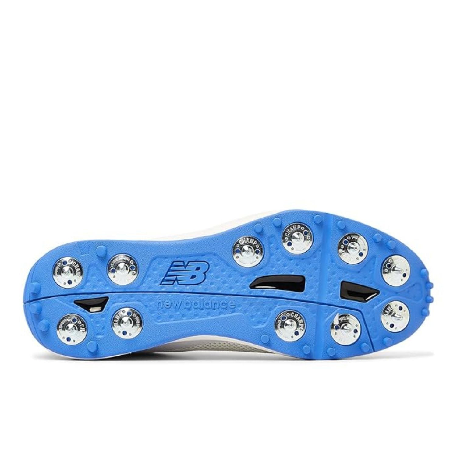 New Balance CK10R5 Metal Spike Cricket Shoes | 11 Removable Spikes | Lightweight Midsole | Breathable Upper - White - Best Price online Prokicksports.com