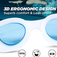 Viva Swimming Goggle – Clear White | Clear Vision Goggles with Anti-Fog Lens & Comfortable Fit - Best Price online Prokicksports.com