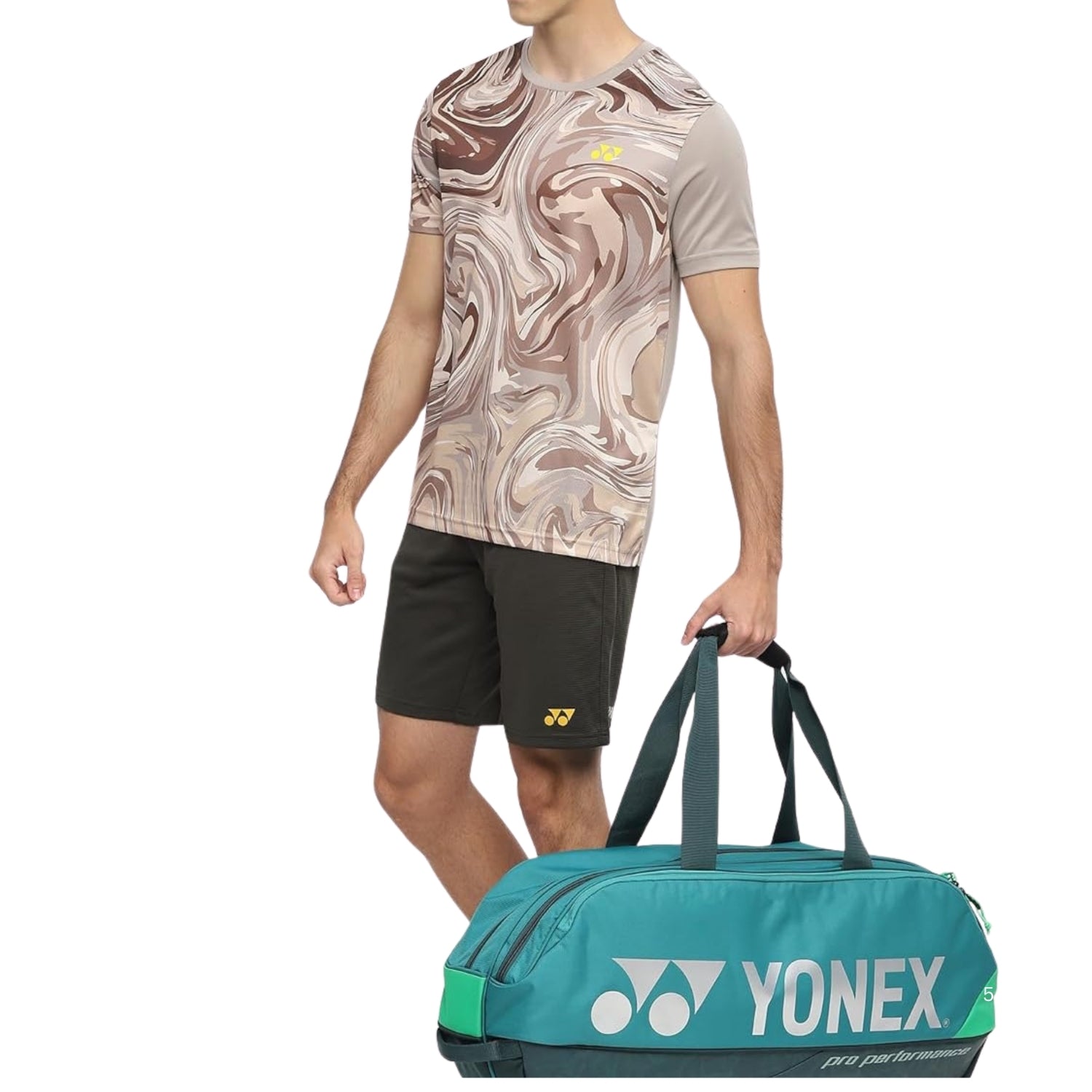 Yonex 2966 Men’s Round Neck T‑Shirt – TruDry Quick‑Dry Polyester, Lightweight & Breathable Essentia 3 Sports Tee - Best Price online Prokicksports.com