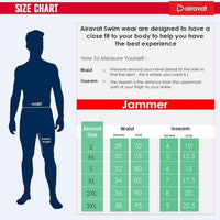 Airavat ORCA 1511 Men's Swimming Jammer – 360° Stretch, UPF50 UV Protection, Anti-Chafe, Quick-Dry Swimwear - Best Price online Prokicksports.com