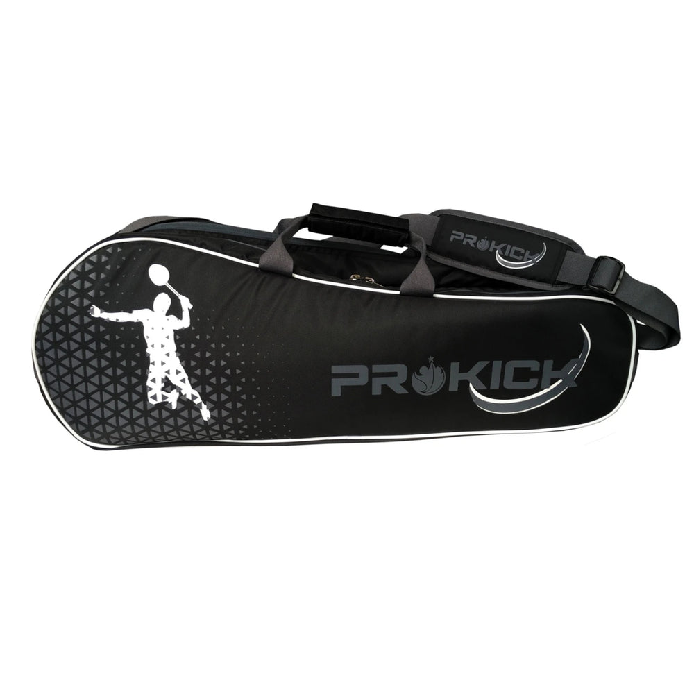 Prokick Badminton Kitbag With Double Zipper Compartments | Spacious & Organized Gear Bag for Badminton Players - Best Price online Prokicksports.com