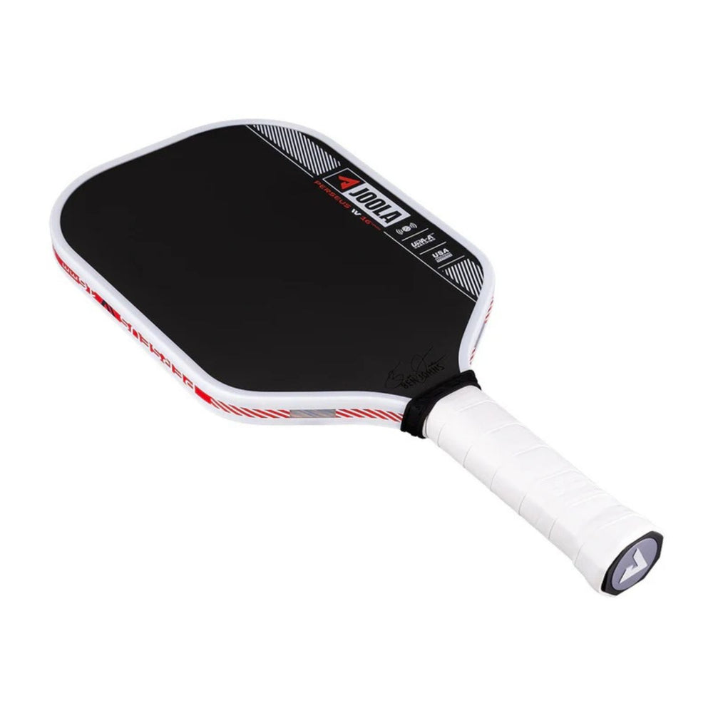 JOOLA Ben Johns Perseus Pro IV Pickleball Paddle – 14mm & 16mm | Pro-Level Paddle for Power & Spin | Carbon Friction Surface | USAPA Approved (Black/White/Red) - Best Price online Prokicksports.com
