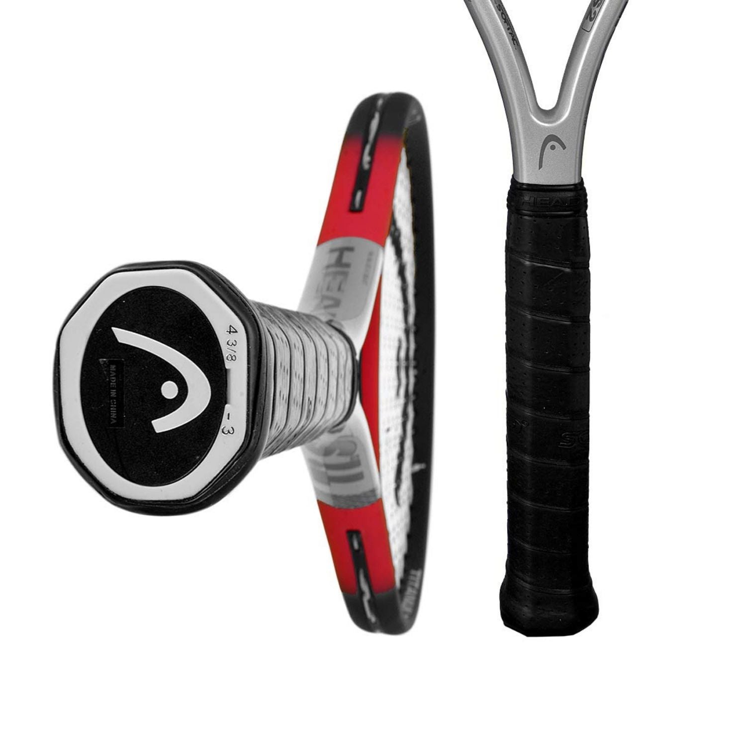 Head TI S2 US Strung Tennis Racquet S30 (Grip 3: 4 3/8), Black/Grey - 245 Grams | Titanium-Graphite Composite, 102 sq.in Head, 18x19 String Pattern, Head Heavy Balance - Best Price online Prokicksports.com