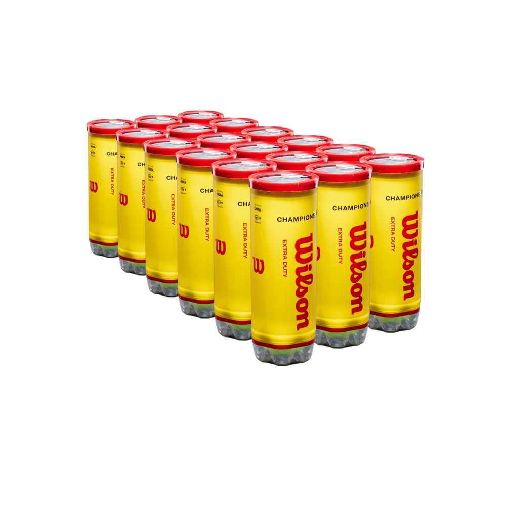 Wilson Four Championship Extra Duty Tennis Balls Carton, 24 Cans - Best Price online Prokicksports.com