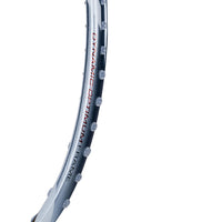 Li-Ning G-Force 8900 Extra Strong Strung Badminton Racquet (3U G6) | Head-Heavy Carbon Graphite Frame with 35 lbs Tension for Power Play (White/Silver) - Best Price online Prokicksports.com