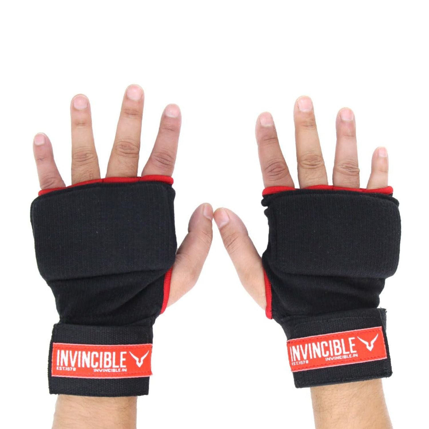 Invincible Inner Gloves for Boxing| Lightweight Hand Wrap Alternative | Hook & Loop Closure - Best Price online Prokicksports.com