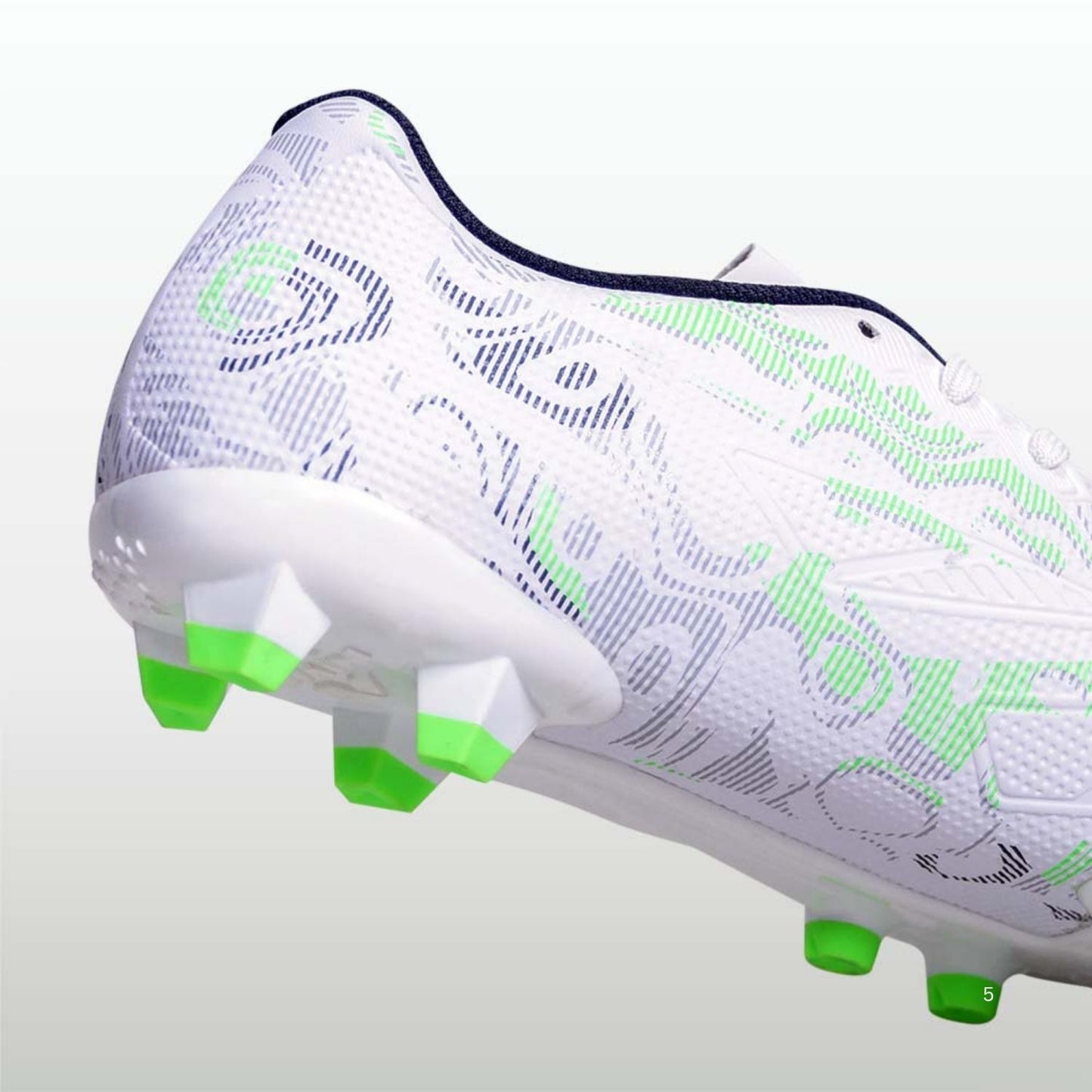 Nivia Safari Football Shoes – PU Synthetic Water-Resistant Upper, 3D Textured Design, TPU Stud Sole, EVA Sockliner | Superior Grip, Speed & Comfort for Hard Ground & Grass - Best Price online Prokicksports.com