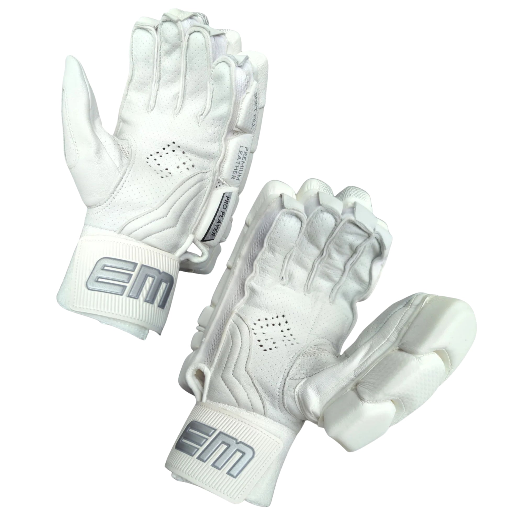 EM Pro Players Right Hand Batting Gloves – Men’s | Pro-Level Protection with Premium Leather Palm & Multi-Flex Design - Best Price online Prokicksports.com