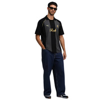 PUMA x RCB Striper Polo II Polo T-Shirt for Men | Classic Collar with Button Placket, Knitted Fabric & Official RCB Branding - Best Price online Prokicksports.com