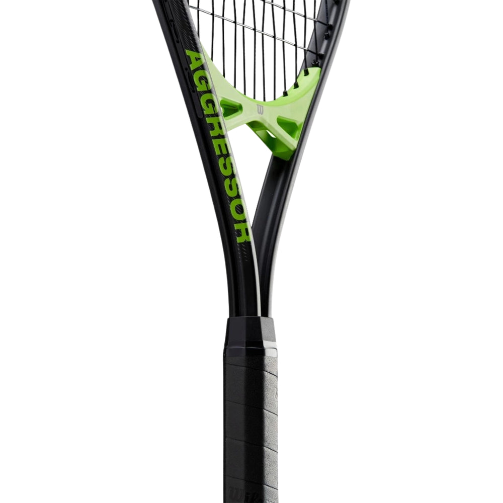 Wilson Aggressor Strung Tennis Racquet (Grip 2 – 4 1/4) | 297g - Best Price online Prokicksports.com