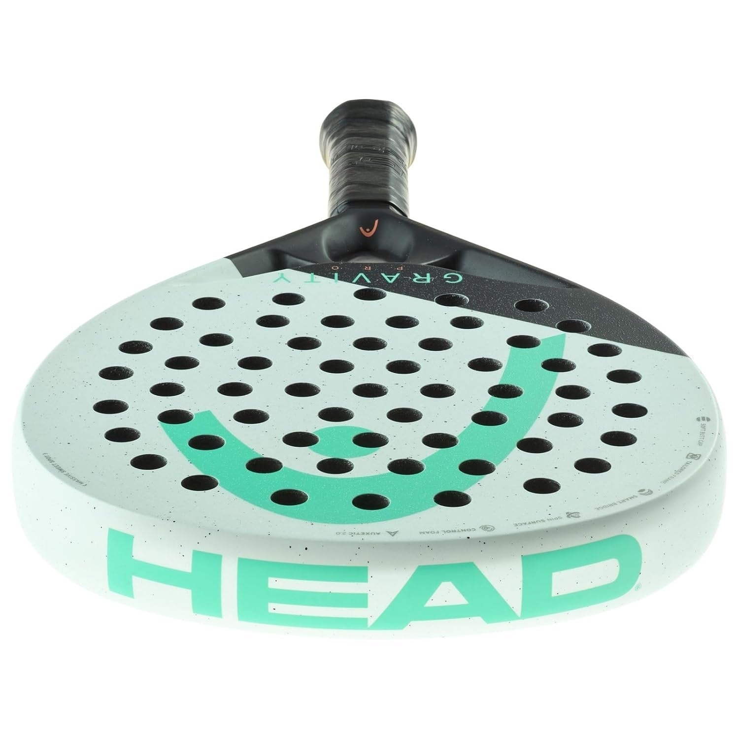Head Gravity Pro 2024 Padel Racquet 365g | Round Shape Control Racket with Auxetic Technology | Advanced Performance Padel Racquet - Best Price online Prokicksports.com